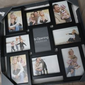 9-opening photo collage frame